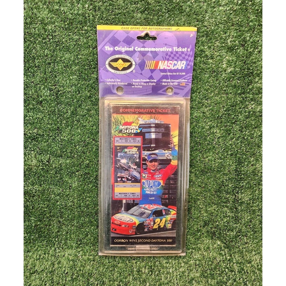 Limited Edition Nascar Jeff Gordon Daytona 500 Admission Ticket